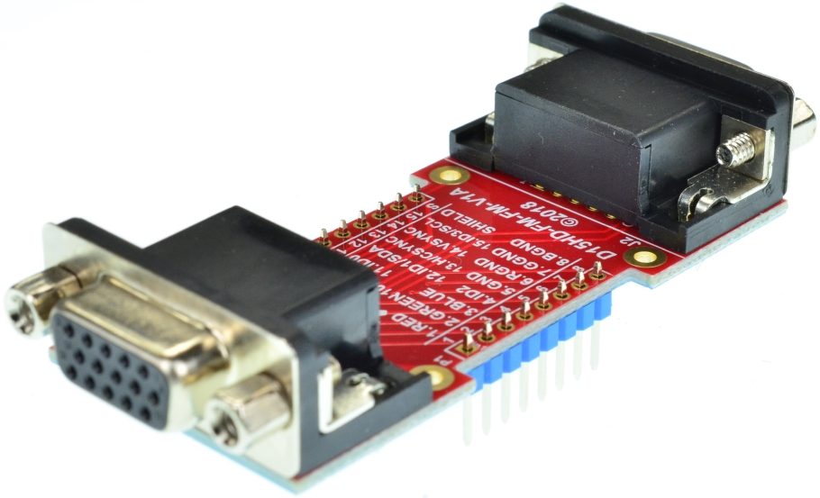 DB15HD VGA Female connector Breakout Board